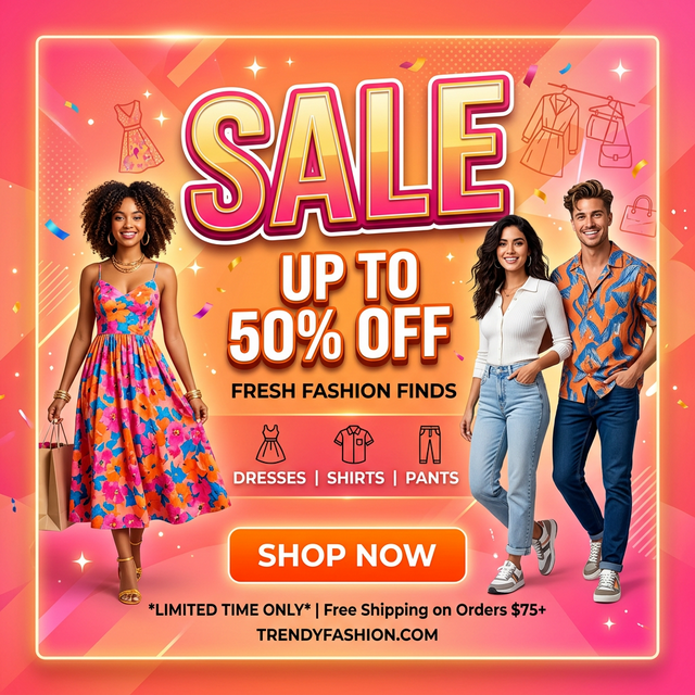 Flash Sale Tuần Lễ Vàng - Giảm đến 50% quần áo thời trang